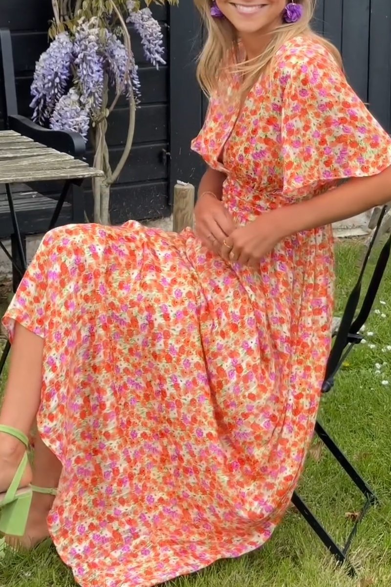 Lorelei™ | Robe Longue Fleurie Élégante