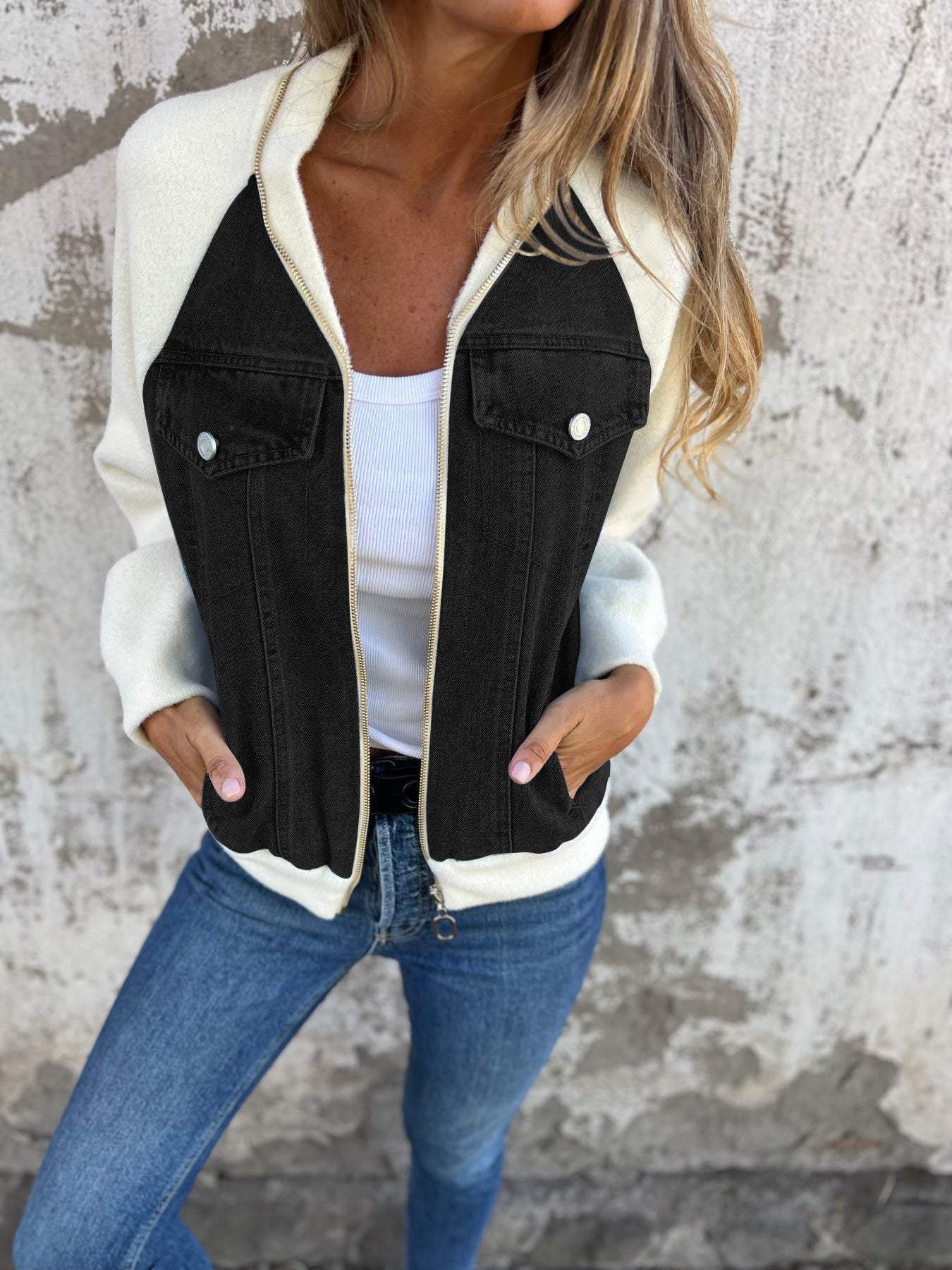 Zoe™ | Veste en Denim Élégante et Confortable