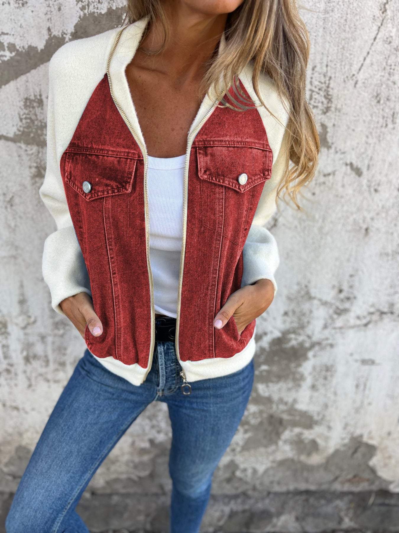 Zoe™ | Veste en Denim Élégante et Confortable