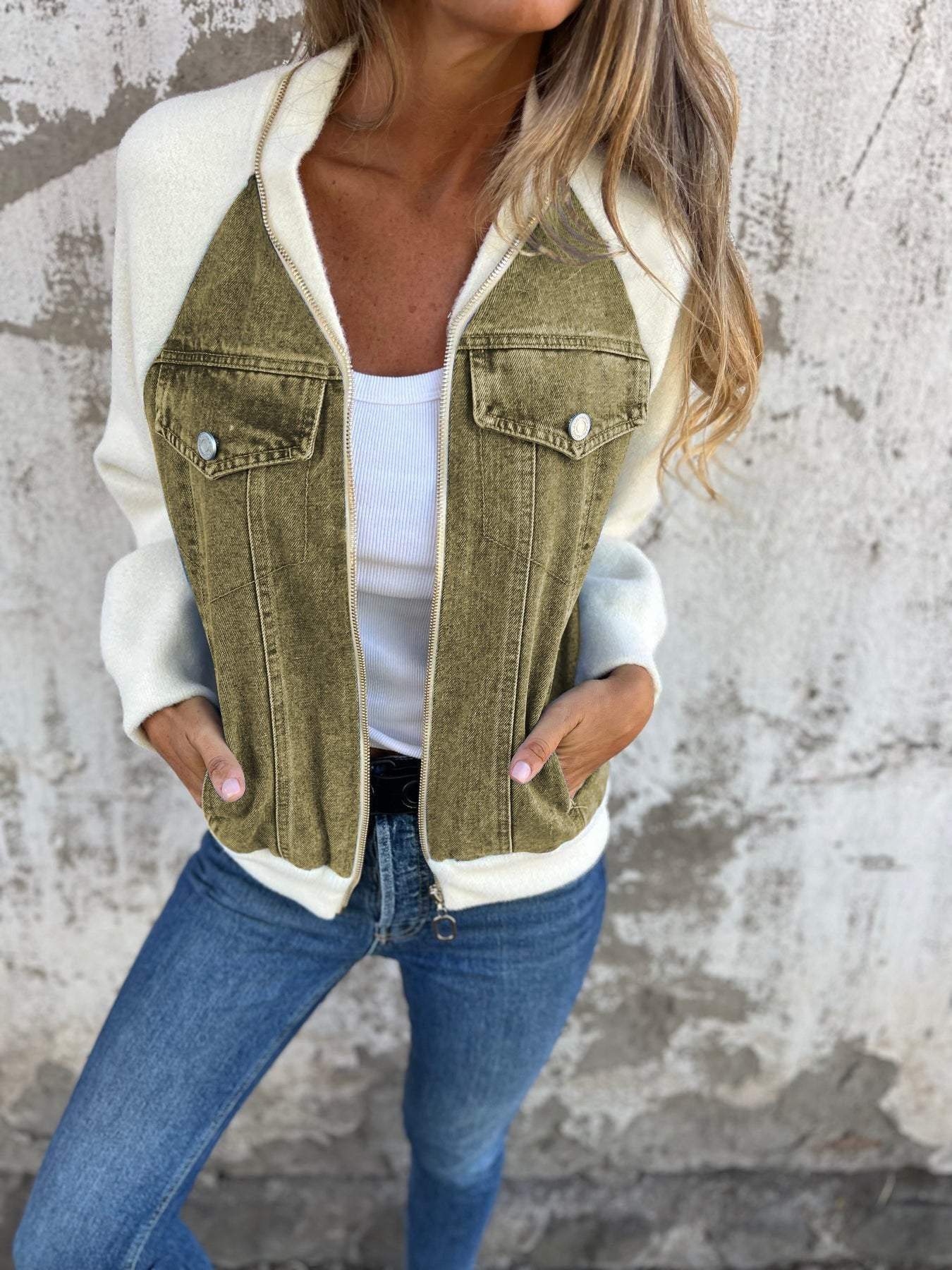 Zoe™ | Veste en Denim Élégante et Confortable