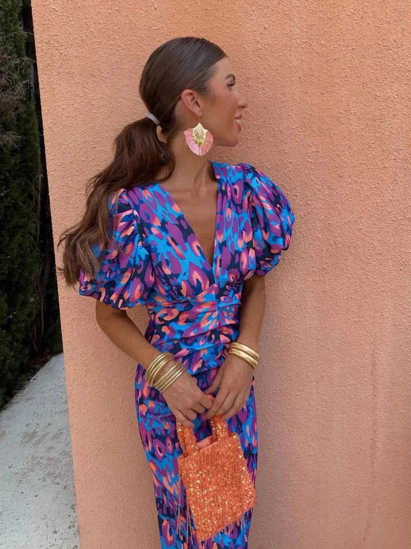 Vivienne™ | Robe Élégante et Colorée