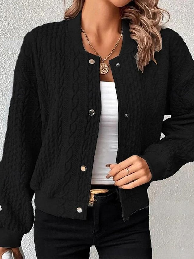 Amara™ | Veste Décontractée en Polyester, Confort Élégant