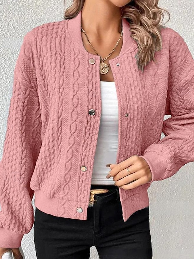 Amara™ | Veste Décontractée en Polyester, Confort Élégant