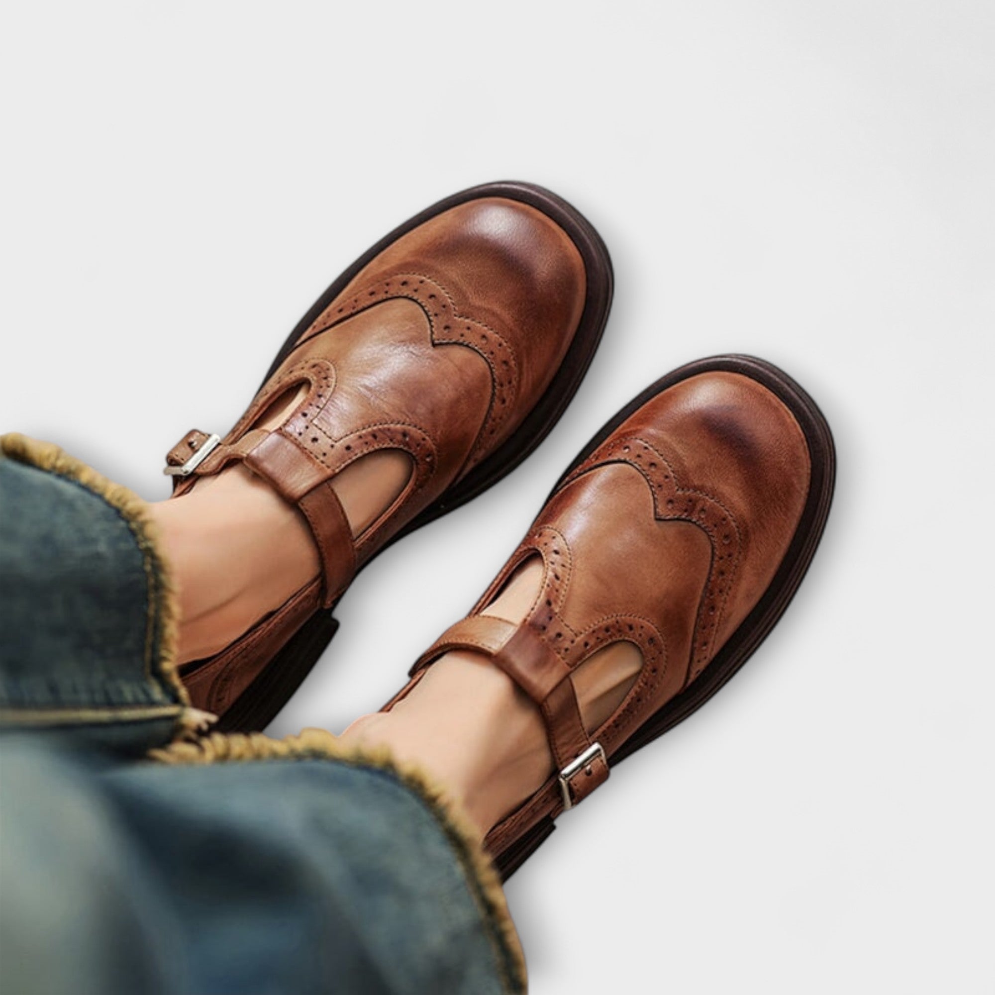 Janine™ | Élégance et Confort en Cuir