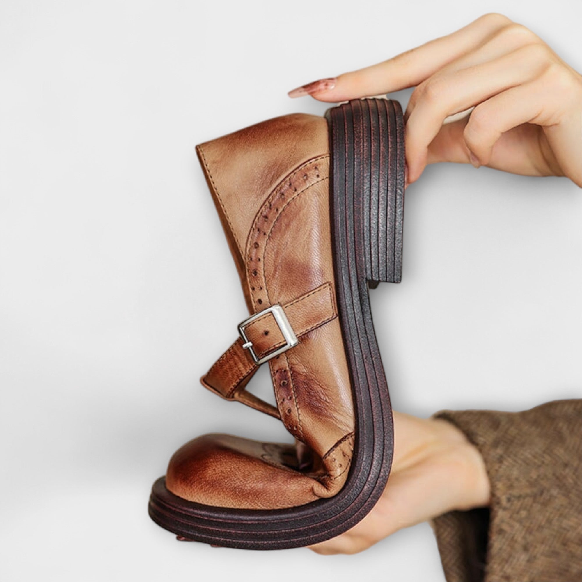 Janine™ | Élégance et Confort en Cuir