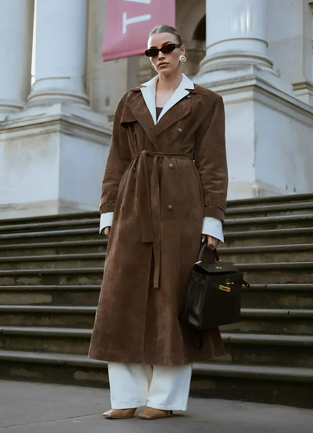 Isabella™ | Trench Coat Élégant en Coton