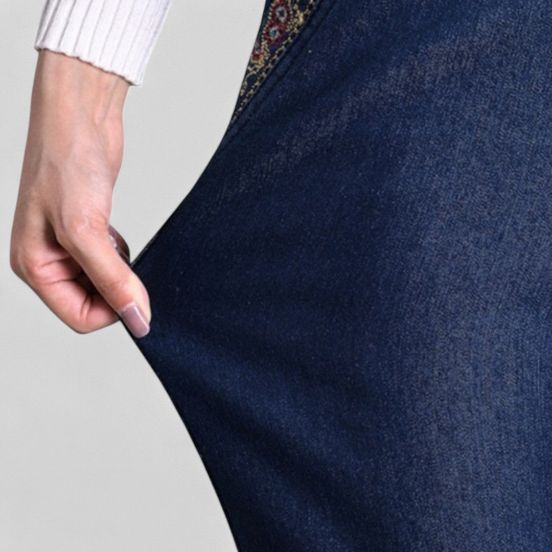 Mira™ | Jeans Élégants en Denim avec Poches Pratiques
