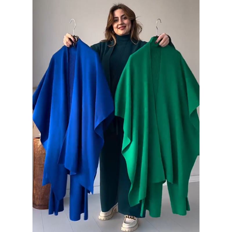 Nina™ | Ensemble Élégant en Maille Stretch