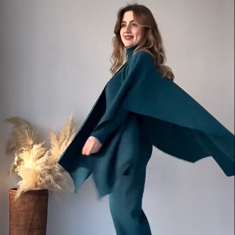 Nina™ | Ensemble Élégant en Maille Stretch