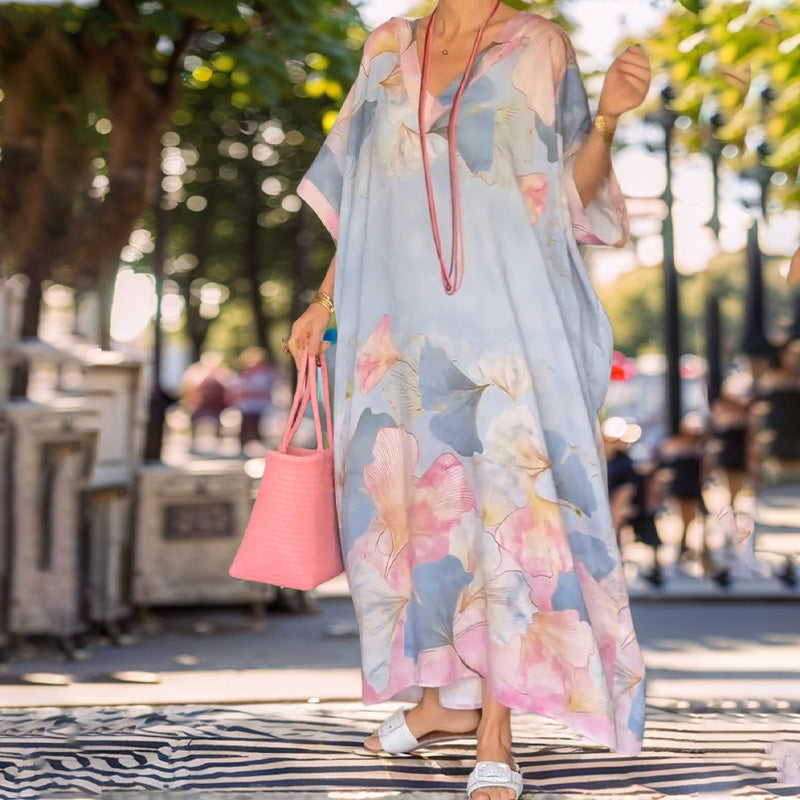 Dean™ | Robe Longue Élégante à Motif Floral