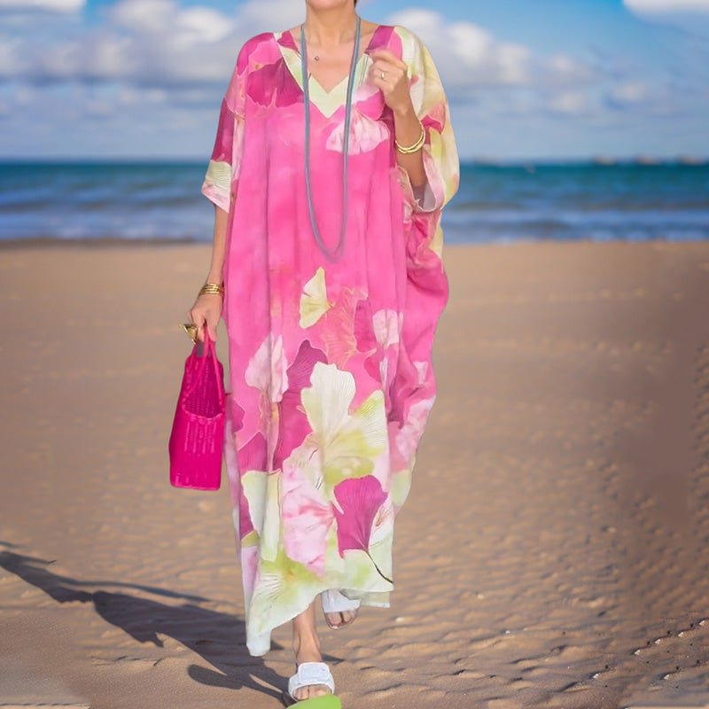 Dean™ | Robe Longue Élégante à Motif Floral