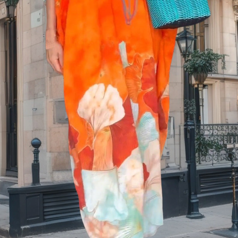 Dean™ | Robe Longue Élégante à Motif Floral