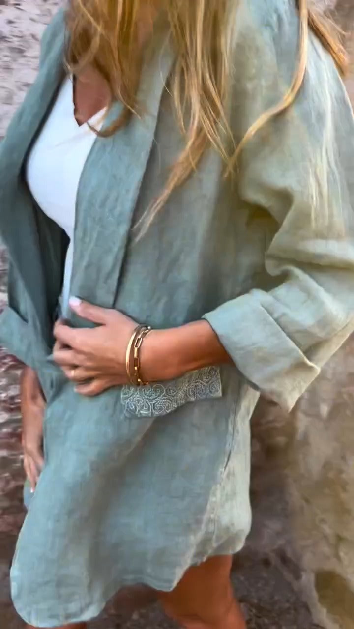 Mirana™ | Blouse Chic en Coton et Lin