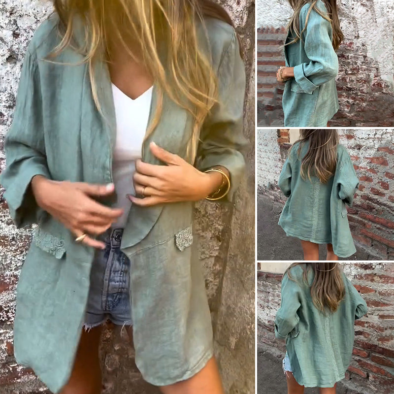 Mirana™ | Blouse Chic en Coton et Lin
