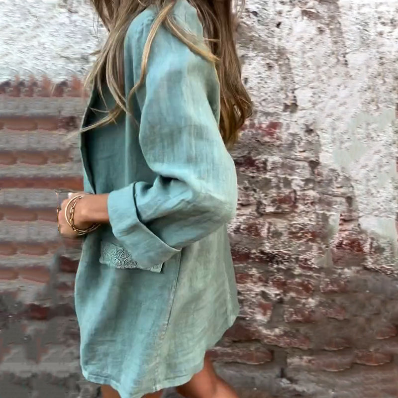 Mirana™ | Blouse Chic en Coton et Lin