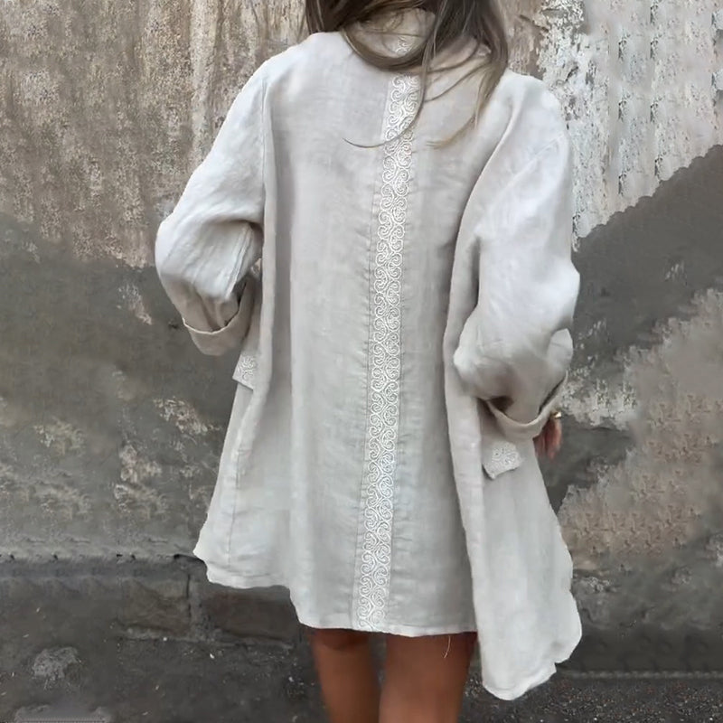Mirana™ | Blouse Chic en Coton et Lin
