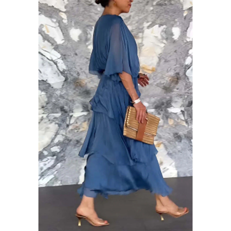 Nadime™ | Robe Élégante à Décolleté en V