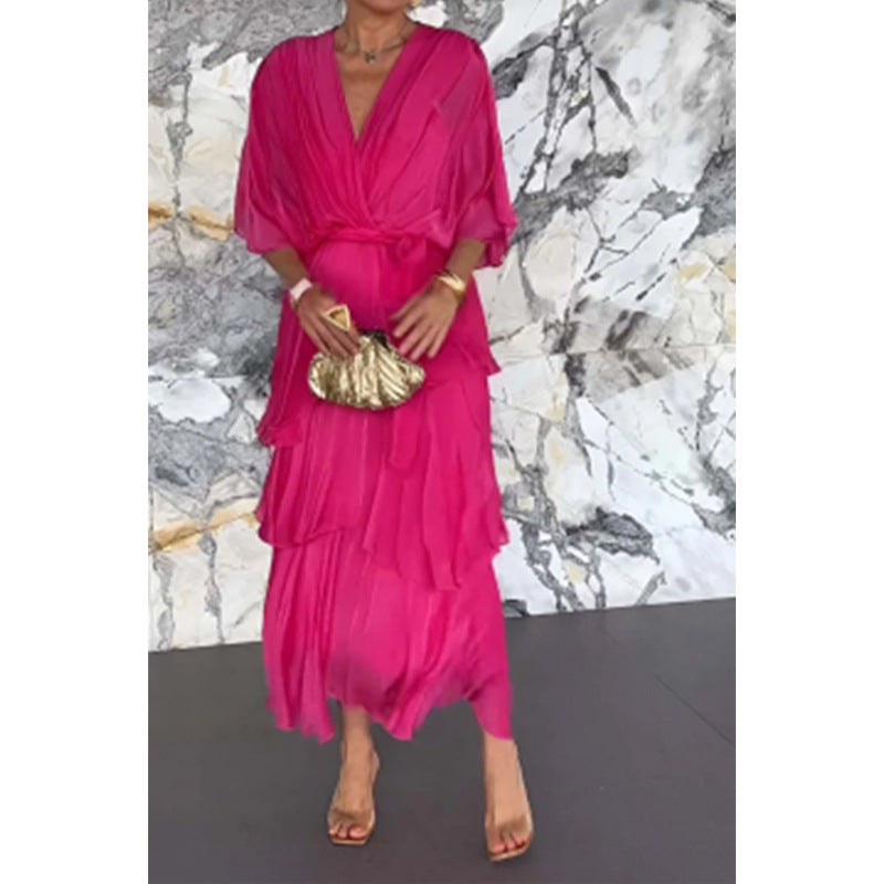 Nadime™ | Robe Élégante à Décolleté en V