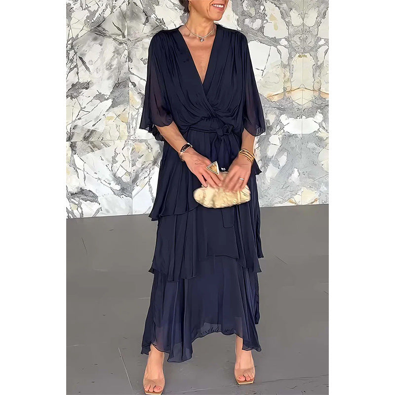 Nadime™ | Robe Élégante à Décolleté en V