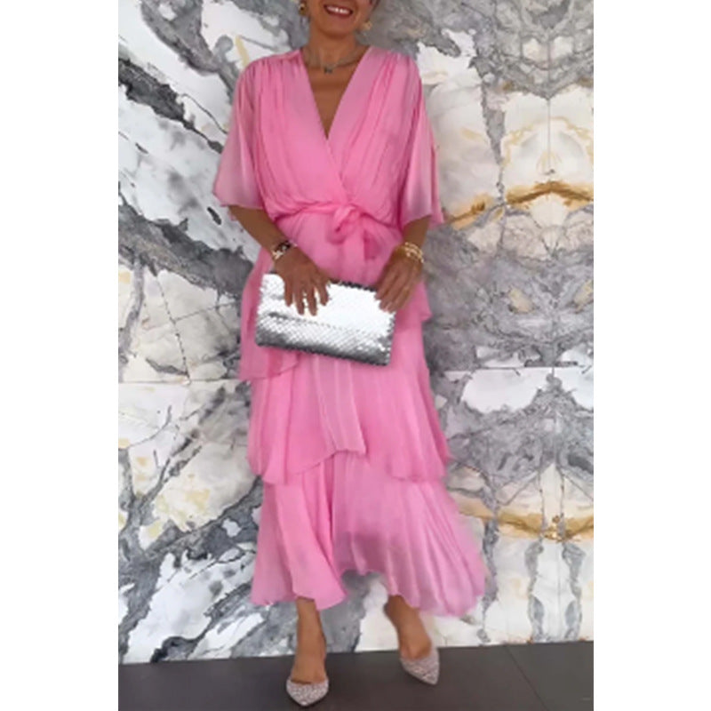 Nadime™ | Robe Élégante à Décolleté en V