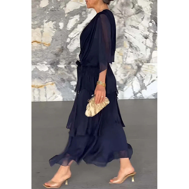Nadime™ | Robe Élégante à Décolleté en V