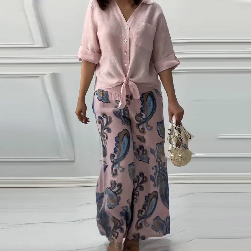 Pinas™ | Ensemble Élégant en Coton Décontracté