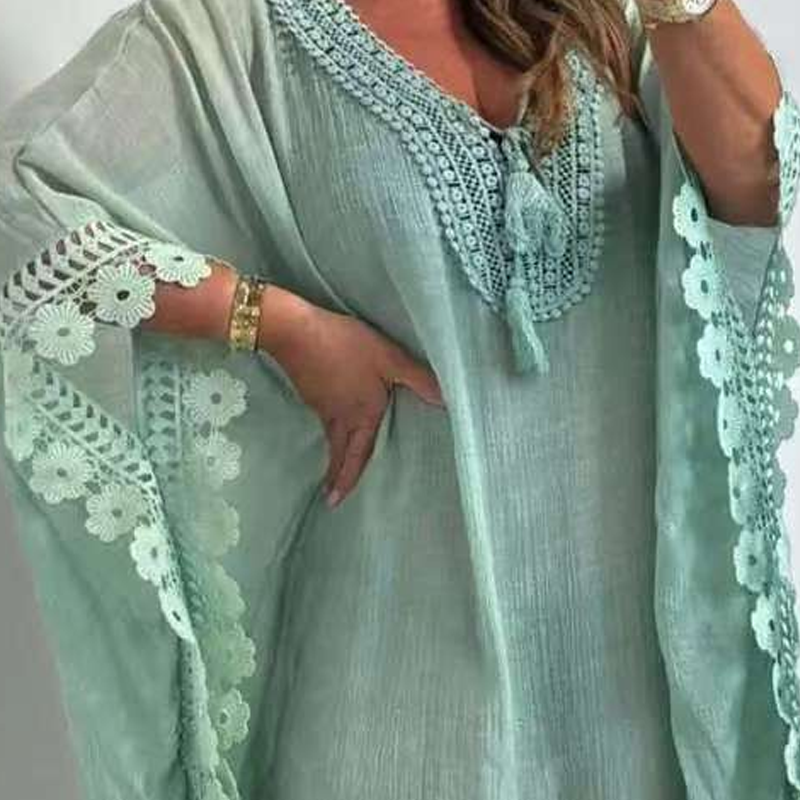 Celia™ | Kaftan Élégant à Décolleté en V