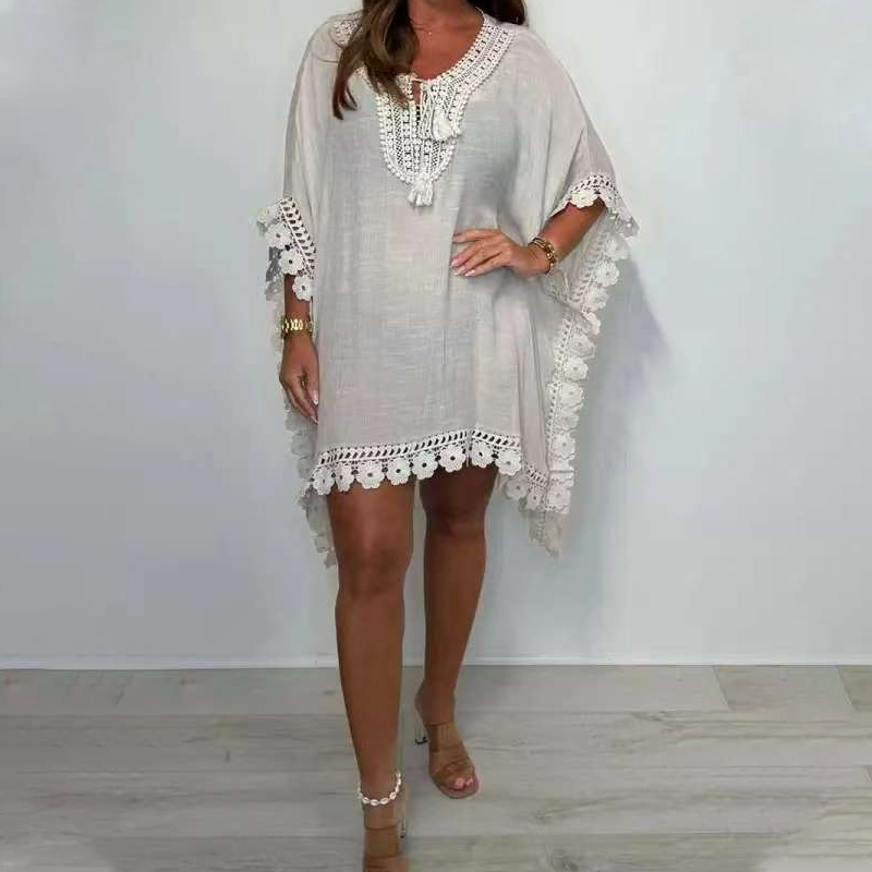 Celia™ | Kaftan Élégant à Décolleté en V