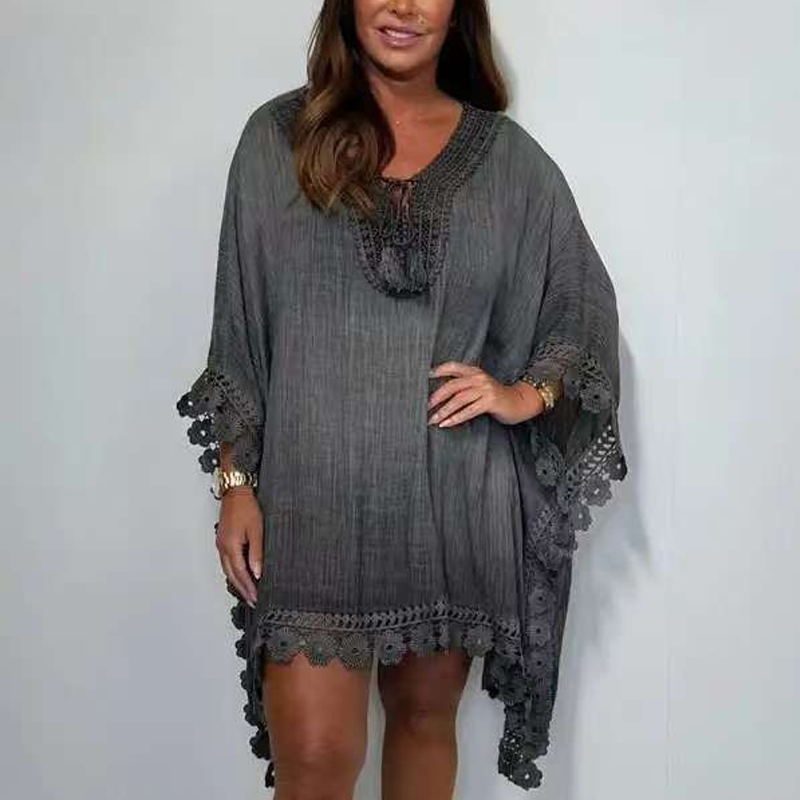 Celia™ | Kaftan Élégant à Décolleté en V