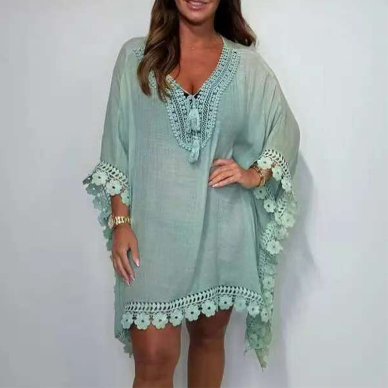 Celia™ | Kaftan Élégant à Décolleté en V