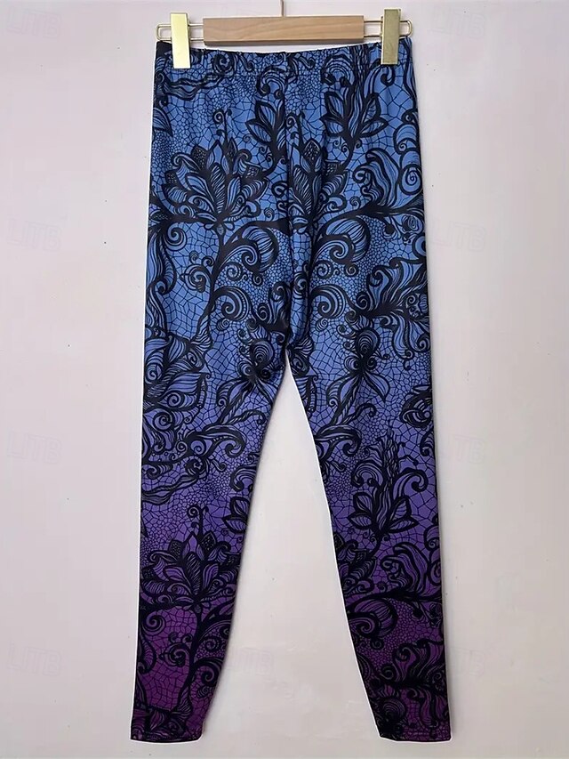 Henari4™ | Leggings Floral Taille Haute Élastique