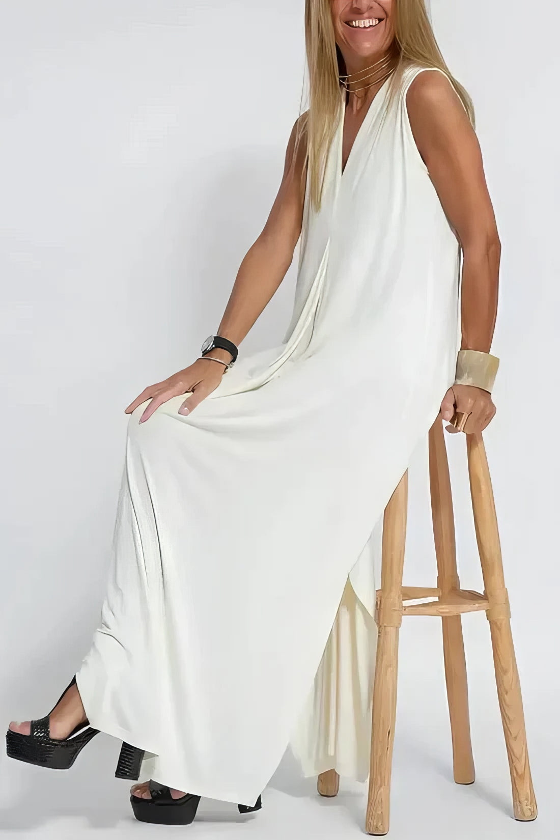 Kanira™ | Robe Longue Élégante Confort Chic + Cardigan Offert