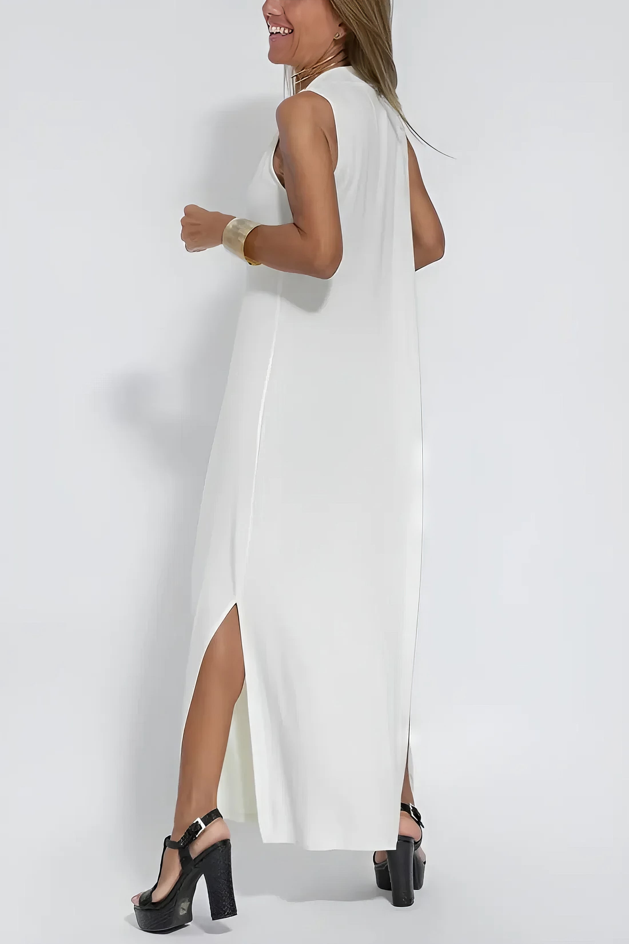 Kanira™ | Robe Longue Élégante Confort Chic + Cardigan Offert