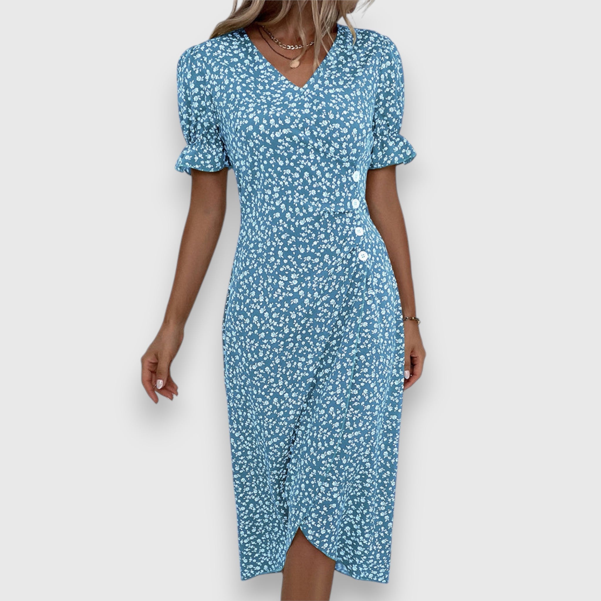 Francesca™ | Robe Fleurie Élégante