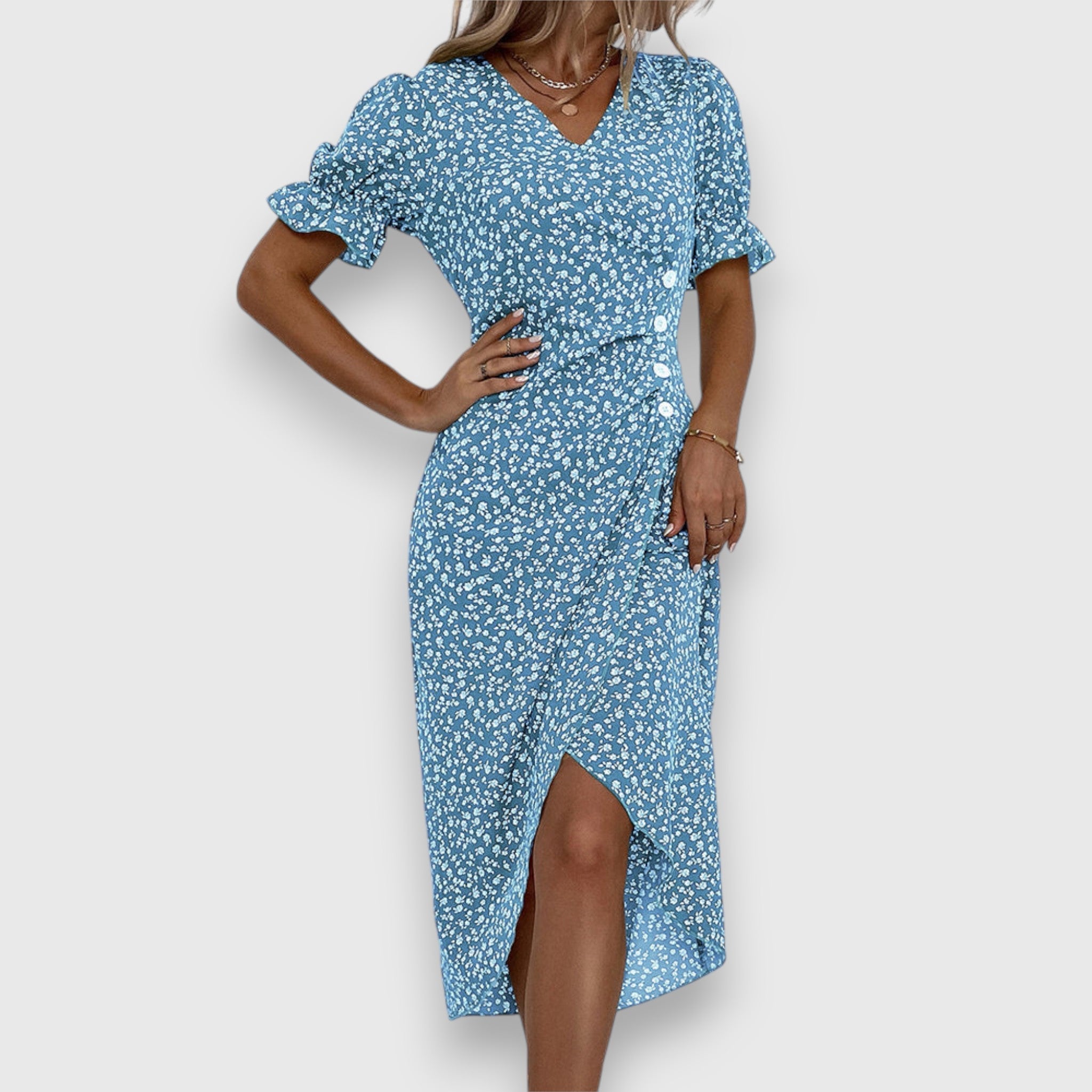 Francesca™ | Robe Fleurie Élégante