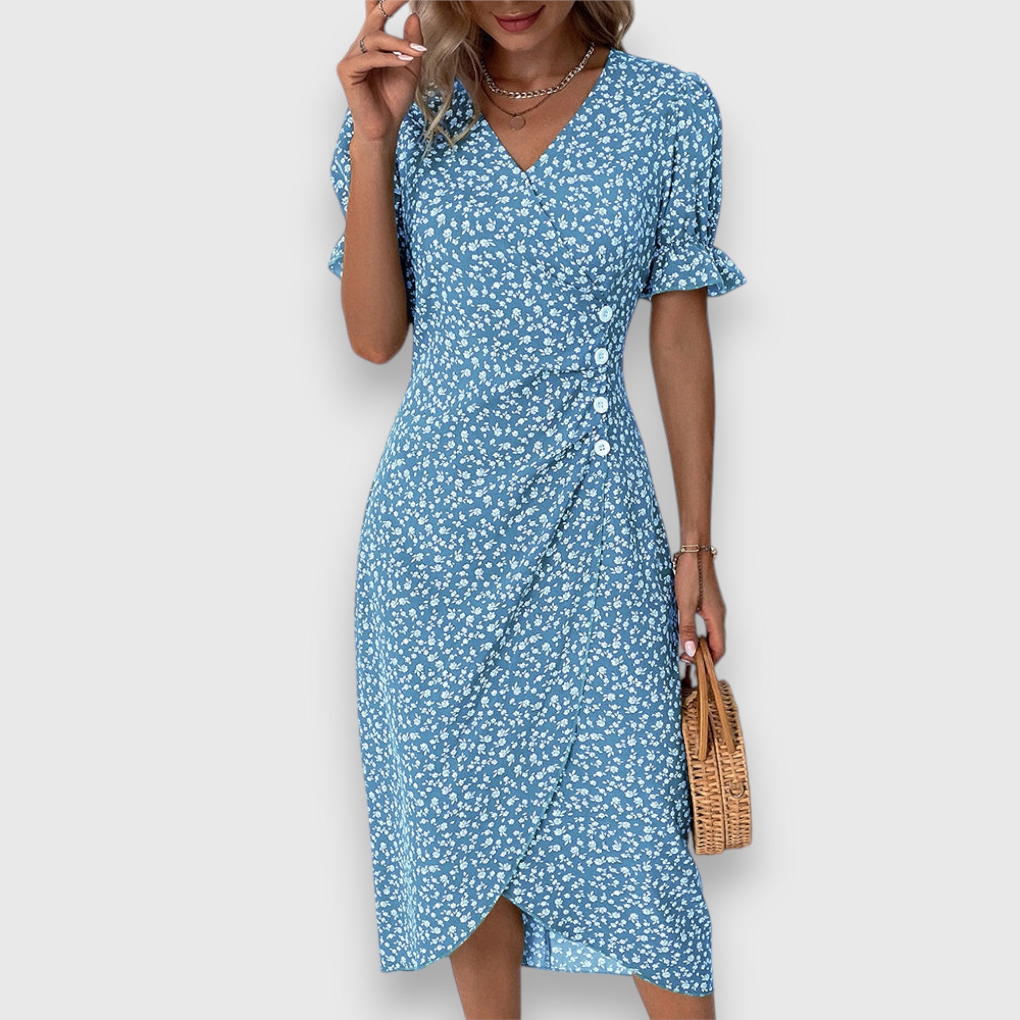 Francesca™ | Robe Fleurie Élégante