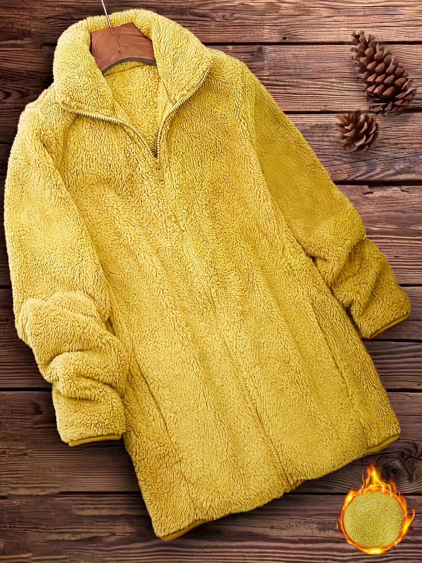 Yara™ | Manteau Fourré Zippé Élégant