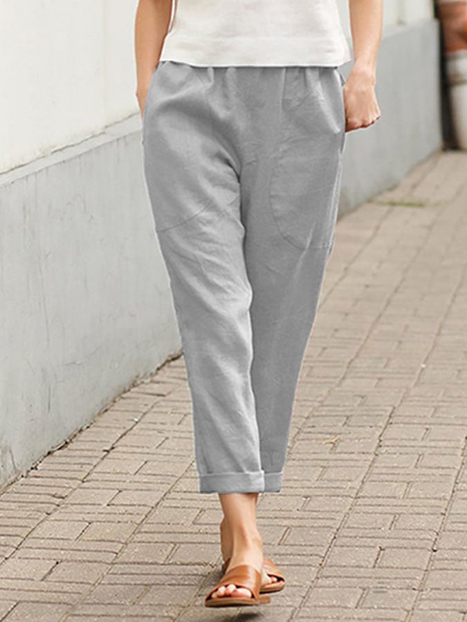 Quinn™ | Pantalon Décontracté Élégant en Coton
