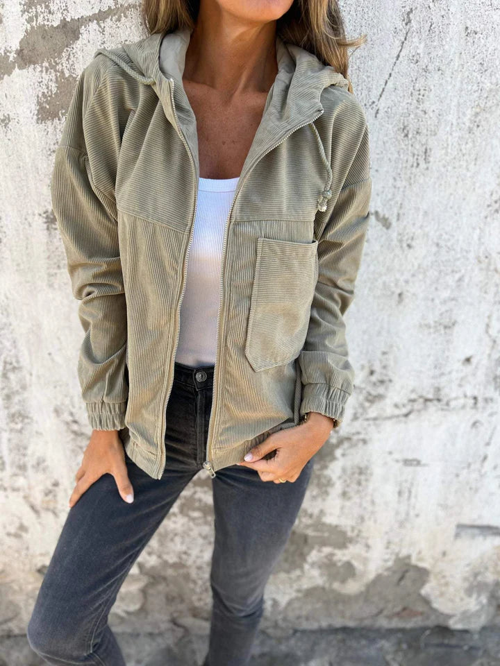 Andria™ | Veste Décontractée en Velours Côtelé