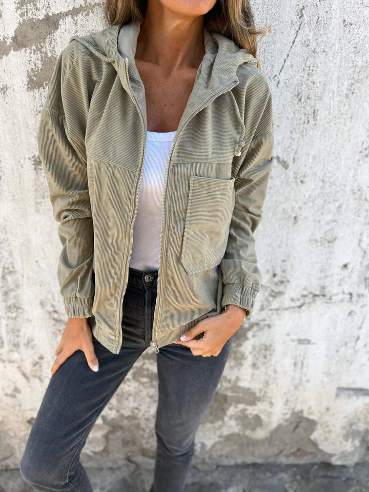 Eliza™ | Veste Casual en Coton avec Capuche