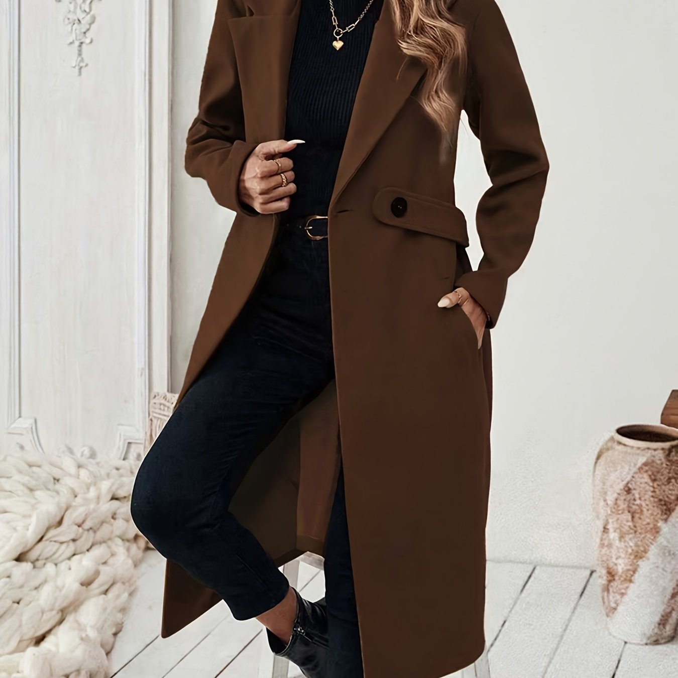 Mery™ | Manteau Long Élégant et Mince