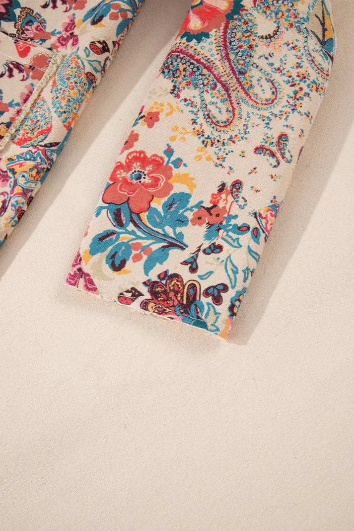 Jira™ | Veste Doublée à Motif Paisley