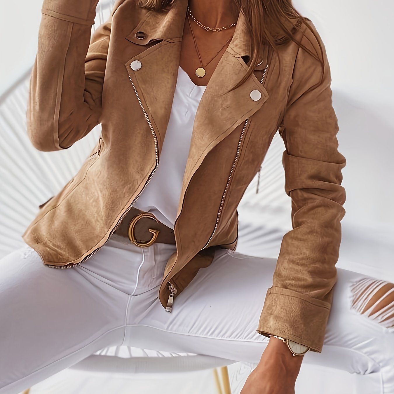 Camille™ | Veste Élégante Zippée