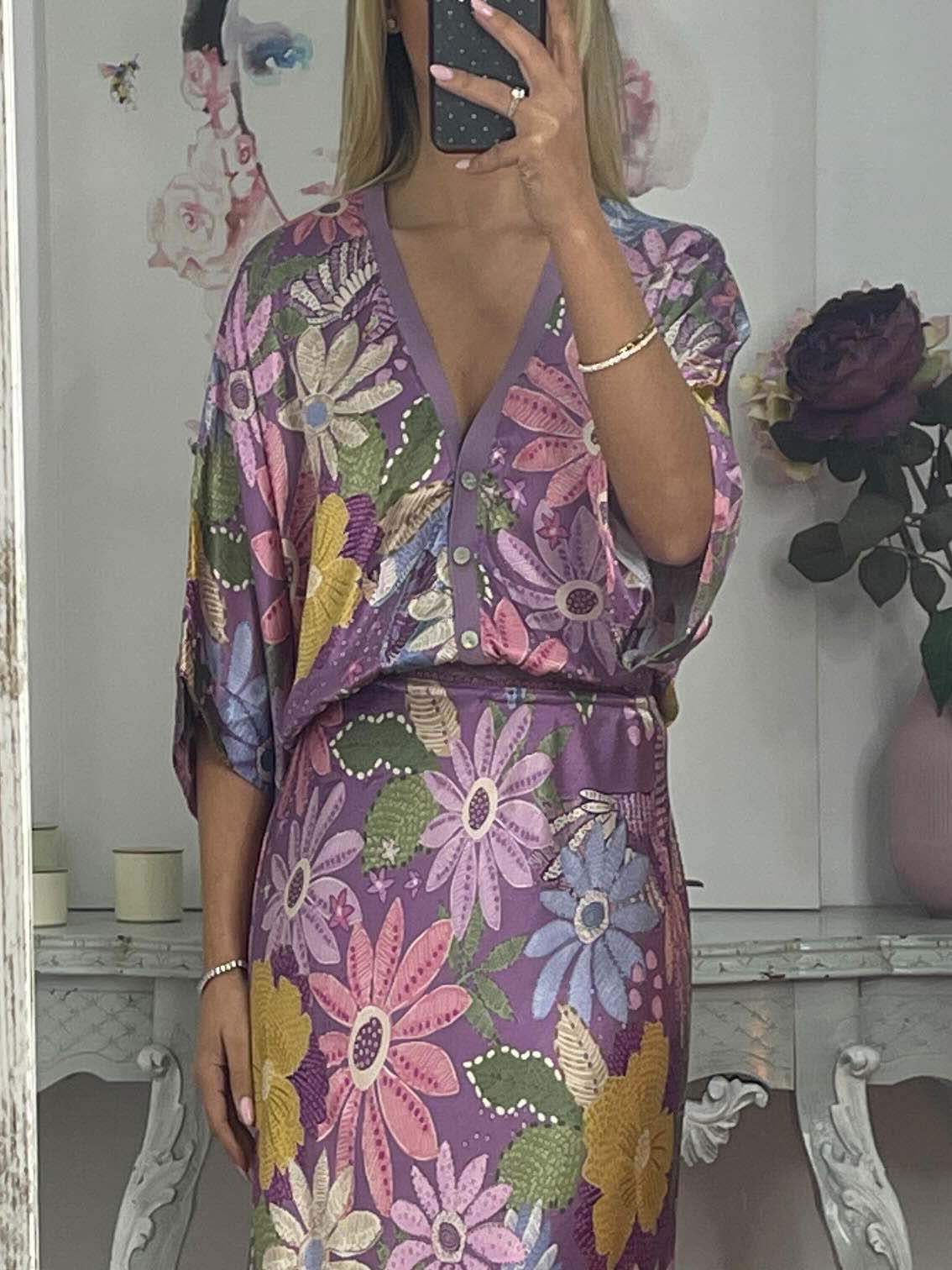 Usha™ | Robe Élégante Motif Floral