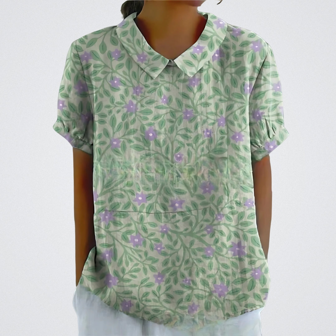 Nali™ | Blouse Florale Élégante