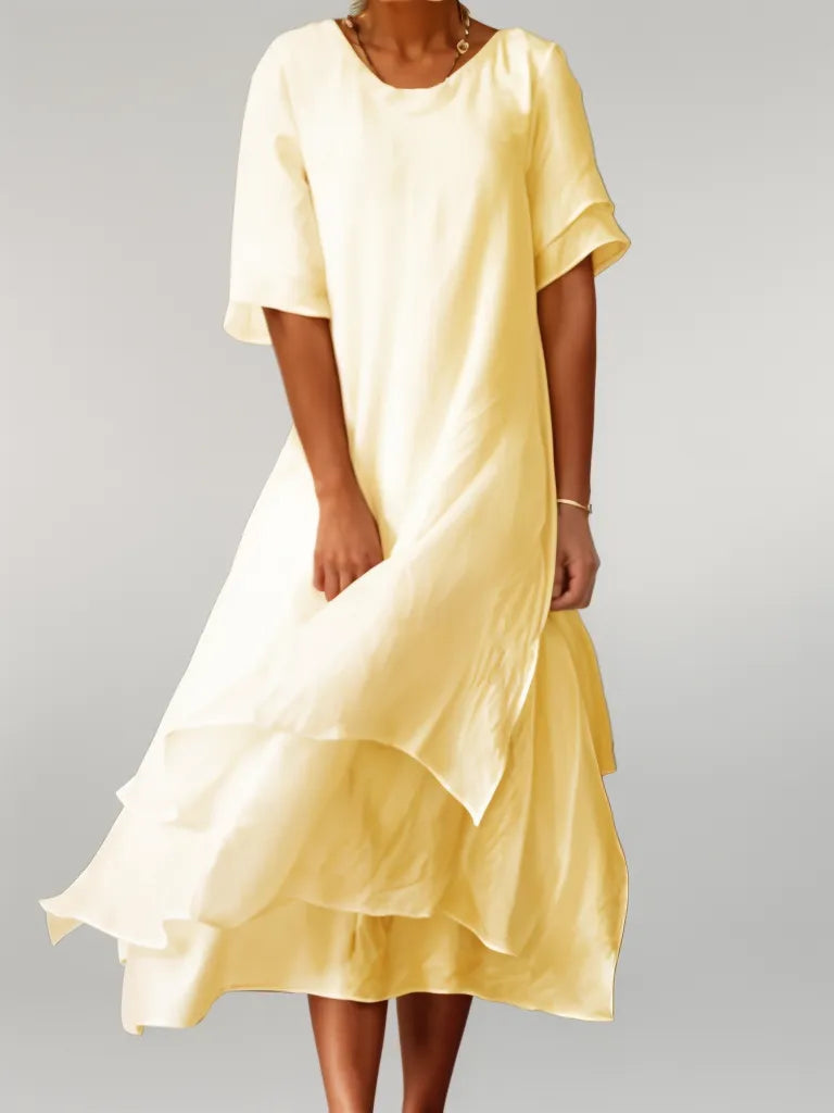 Ramar™ | Robe Longue Élégante En Coton-Lin