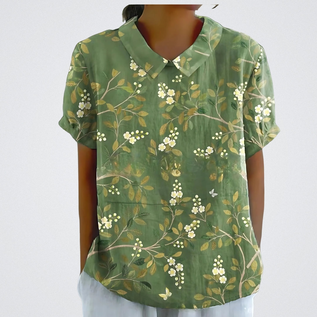 Nali™ | Blouse Florale Élégante