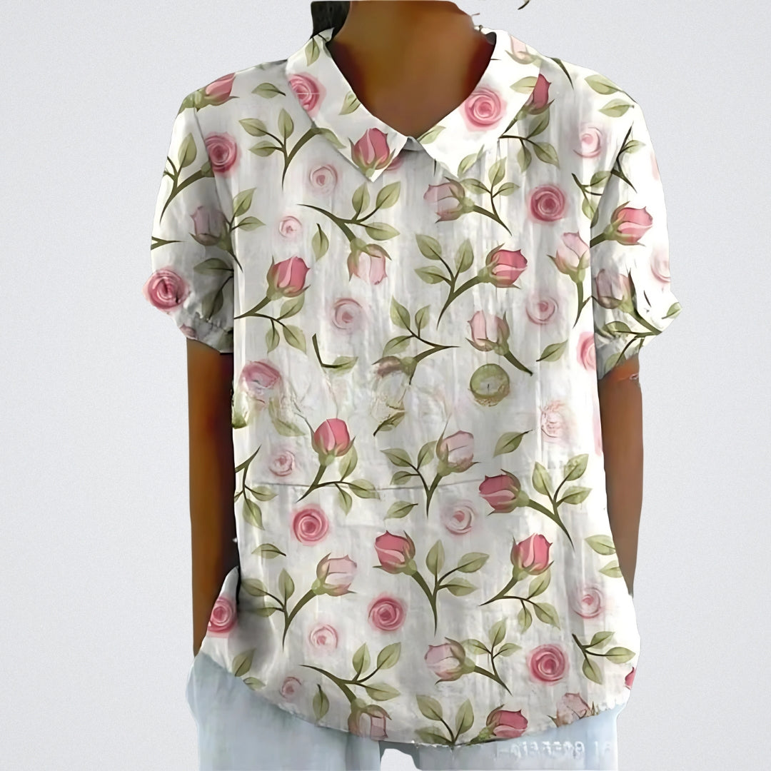 Nali™ | Blouse Florale Élégante