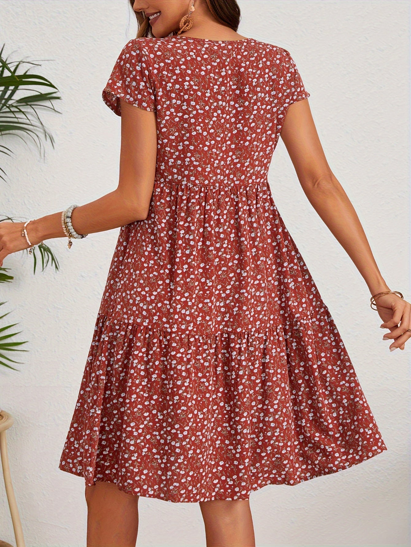 Pena™ | Robe Vintage à Imprimé Floral