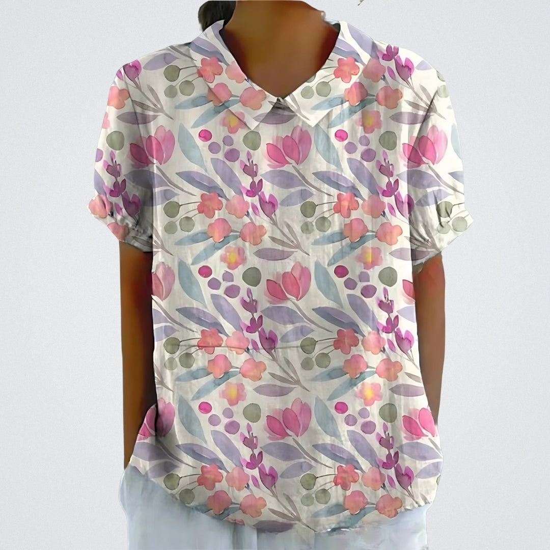 Nali™ | Blouse Florale Élégante